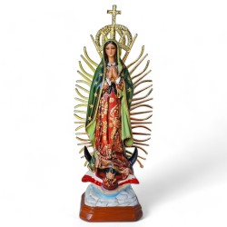 62 cm Virgin of Guadalupe statue