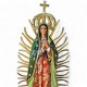 Estatua Virgen de Guadalupe 62 cm