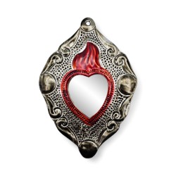 Exvoto Sacred heart mirror