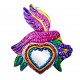Bird Sacred heart mirror