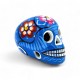 Calavera mexicaine fleurie 10 cm