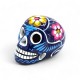 Calavera mexicaine fleurie 10 cm