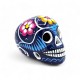 Calavera mexicaine fleurie 10 cm