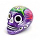 Calavera mexicaine Métal 11,5 cm