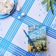Blue Sutil oilcloth