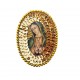 Guadalupe Oval sequin patch
