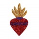 Sacred heart Sequin patch