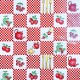Red Cafeterita oilcloth