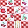 Tafelzeil Cafeterita Rood