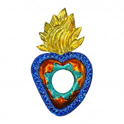Sacred heart with mirror Sun