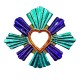 Radiant heart mirror