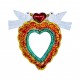 Doves Sacred heart mirror