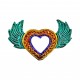 Winged Sacred heart mirror
