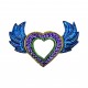 Winged Sacred heart mirror