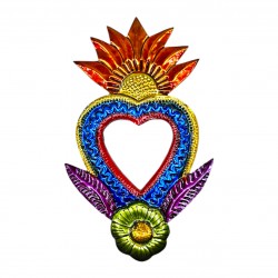 Flower Sacred heart with mirror