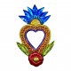 Flower Sacred heart with mirror