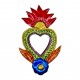 Flower Sacred heart with mirror
