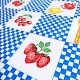 Blue Cafeterita oilcloth