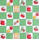 Green Cafeterita oilcloth