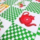 Green Cafeterita oilcloth