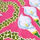 Pink Alcatraz Oilcloth