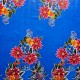 Blue Nochebuena Oilcloth