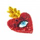 Sacred heart Sequin patch