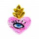 Sacred heart Sequin patch