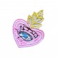 Patch sequins Coeur sacré