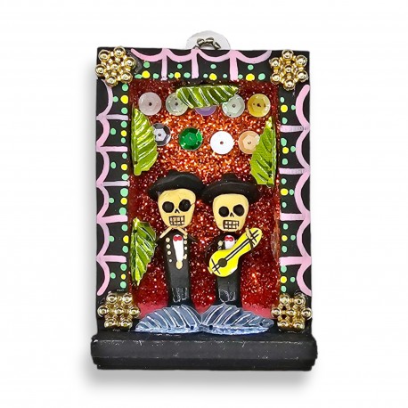 Small Mariachis shrine