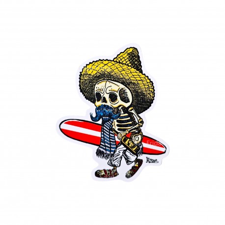 Sticker Borracho Surfer