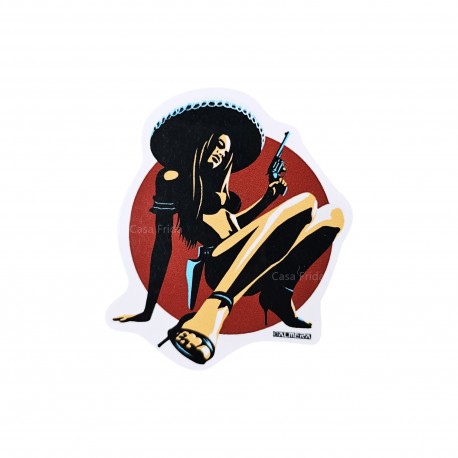 Chica peligrosa sticker