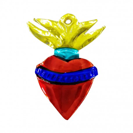 Coeur sacré avec ruban