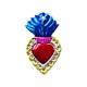 Tin flaming sacred heart