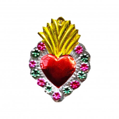 Coeur sacré Bordure fleurie