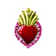 Tin Sacred heart Ex voto