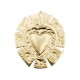 Golden Mayan halo tin Sacred Heart