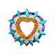 Halo Small sacred heart mirror