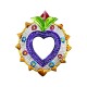 Colored Hearts border mirror