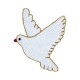 Dove Sequin patch