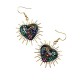 Flowery Sacred Heart Earrings