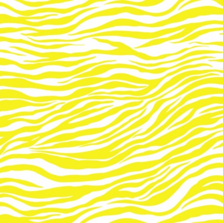 Yellow Zebra oilcloth