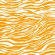 Orange Zebra oilcloth