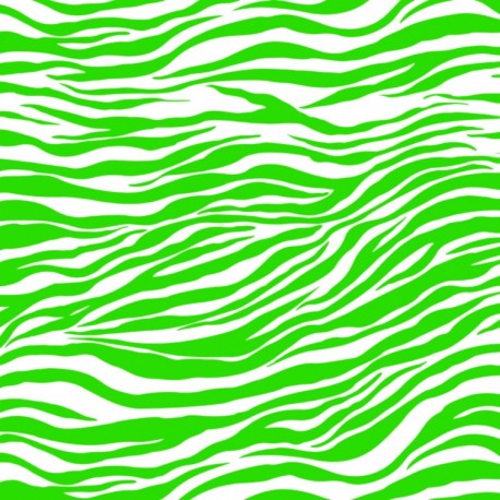 Green Zebra oilcloth