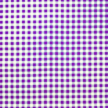 Toile cirée Vichy Violet
