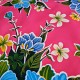 Pink Hibisco oilcloth