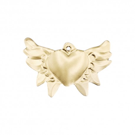 Petit coeur sacré ailé Bleu