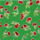 Green Cerezas Oilcloth: Retro Cherry Tablecloth - Casa Frida