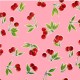 Pink Cerezas Oilcloth: Retro Cherry Tablecloth - Casa Frida
