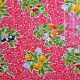 Red Manzanitas Oilcloth: summer fruit pattern tablecloth - Casa Frida